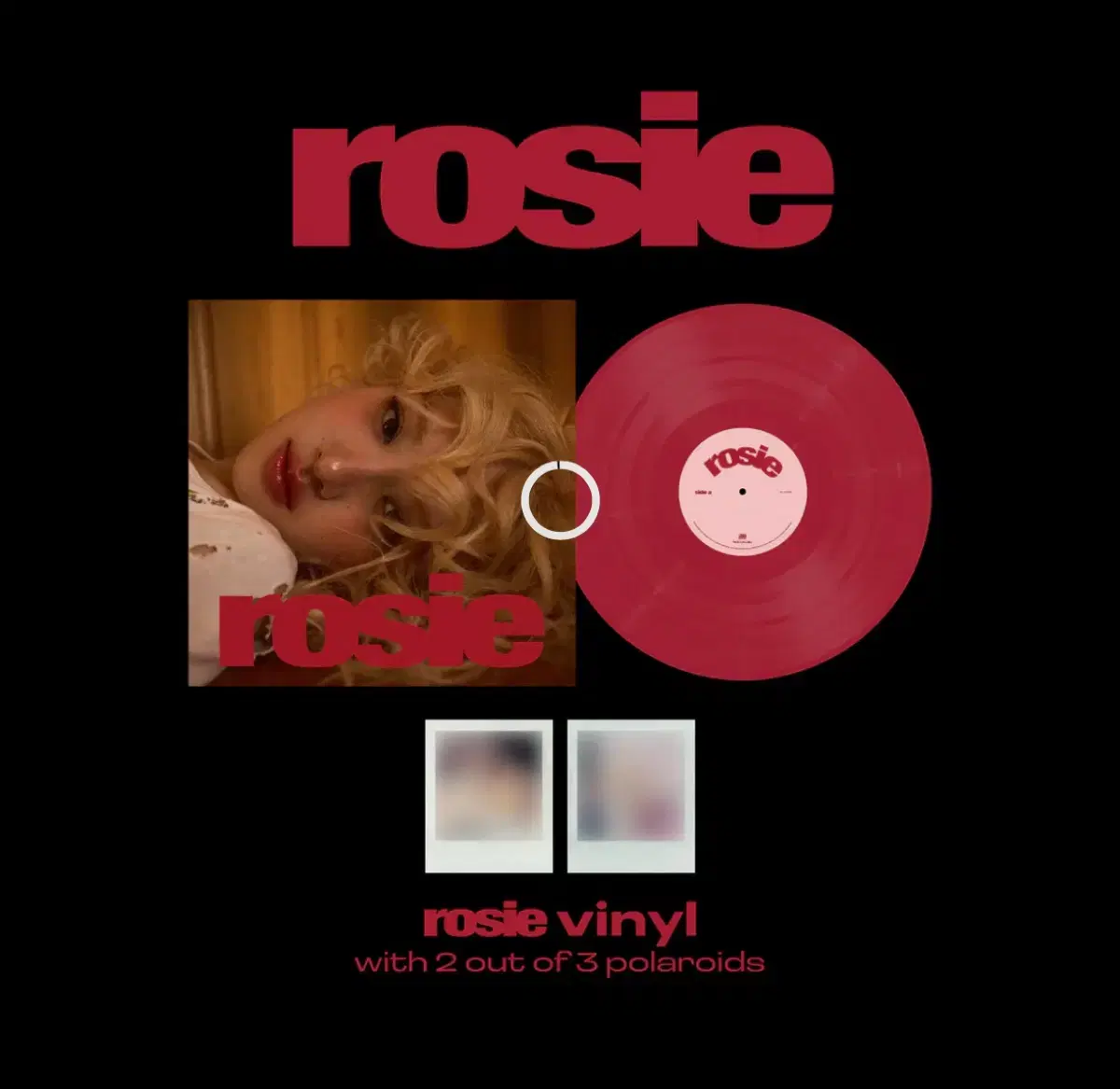 로제 rosie 레드반 미개봉 lp 엘피 바이닐